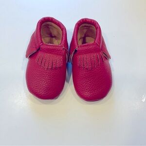 Baby Moccasins Red Size 2